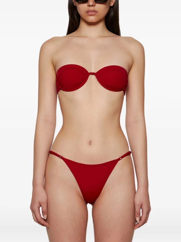 TROPIC OF C Mariel strapless bikinitop - Rood