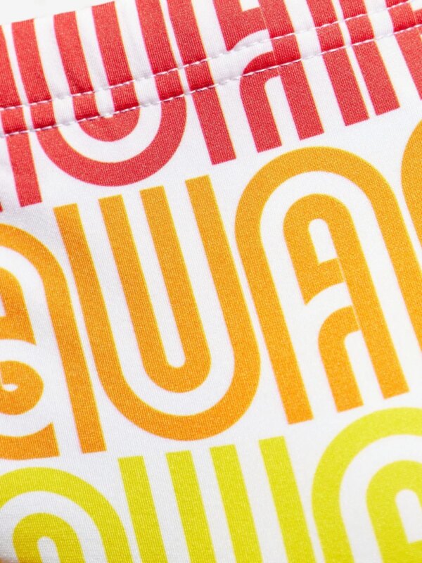 DSQUARED2 Zwembroek met logopatroon - Wit