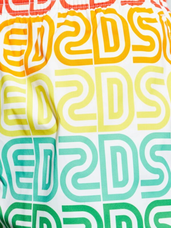 DSQUARED2 Zwembroek met logoprint - Blauw