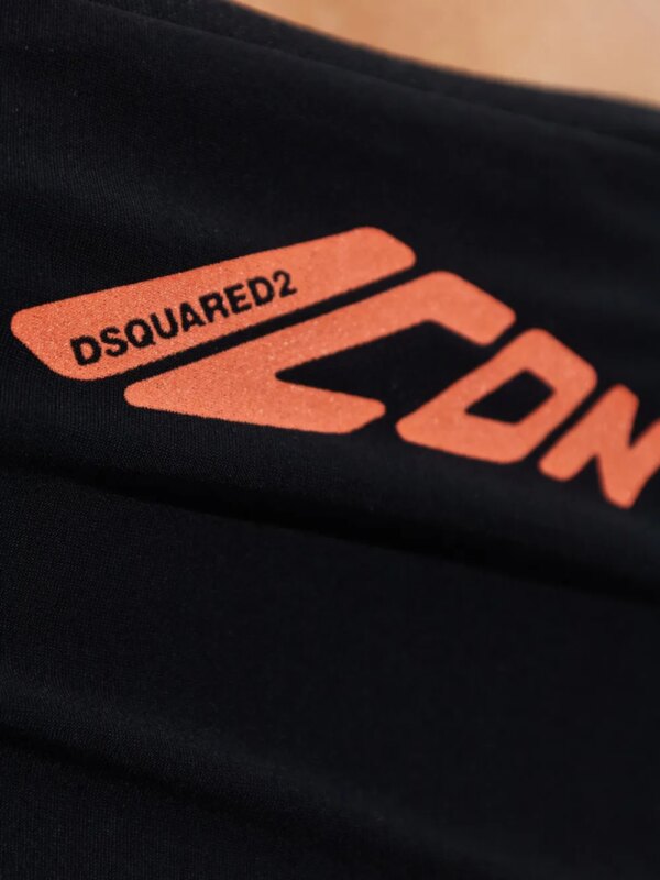 DSQUARED2 Badpak met halternek - Zwart