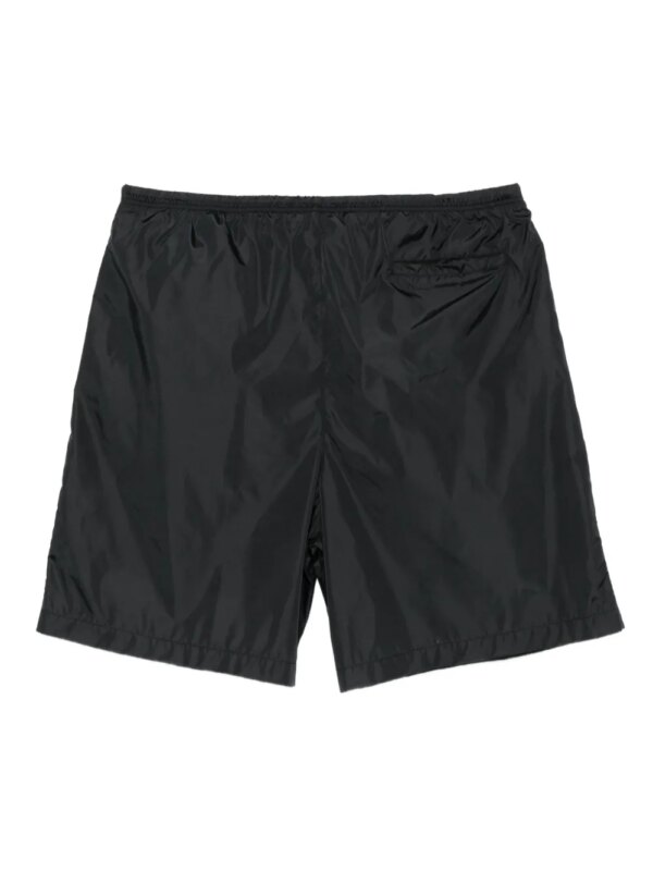 Palm Angels Zwembroek met logoprint - Zwart