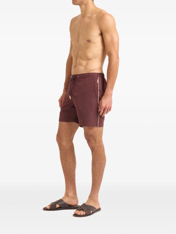 Orlebar Brown Bulldog gestreepte zwembroek - Bruin