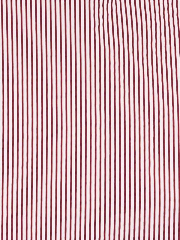 Orlebar Brown Bulldog seersucker zwembroek met trekkoord - Rood