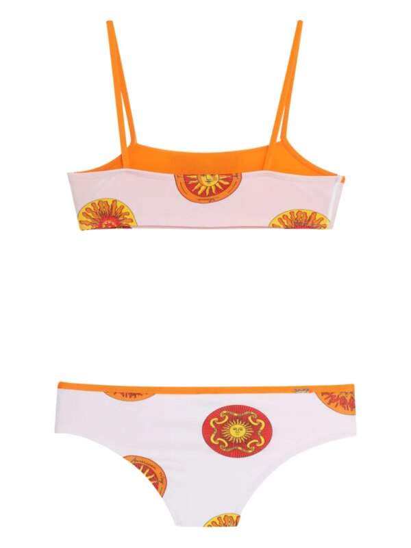 Amir Slama Bikini met zonprint - Wit