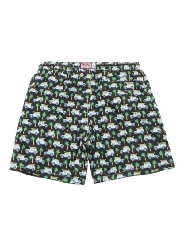MC2 Saint Barth Kids Zwembroek met print - Zwart