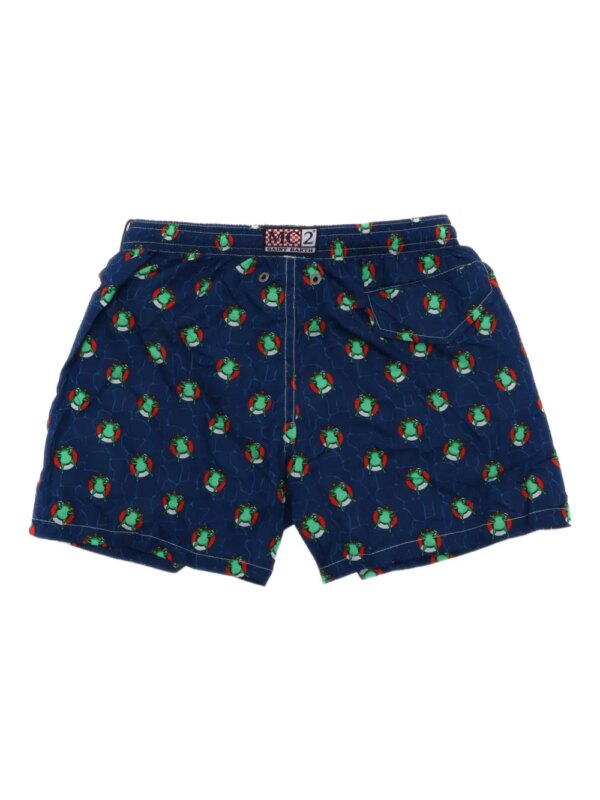 MC2 Saint Barth Kids Zwembroek met print - Blauw
