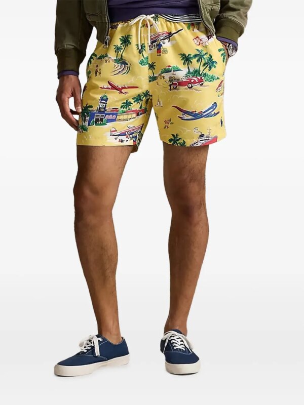 Polo Ralph Lauren Zwembroek met tropische print - 002 MULTI