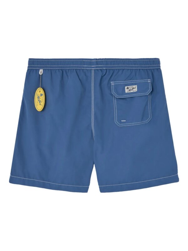 HARTFORD Zwembroek met contrasterend stiksel - Blauw