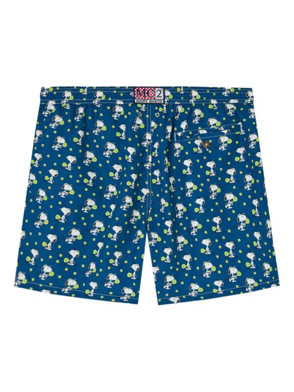 MC2 Saint Barth Zwembroek met print - Blauw