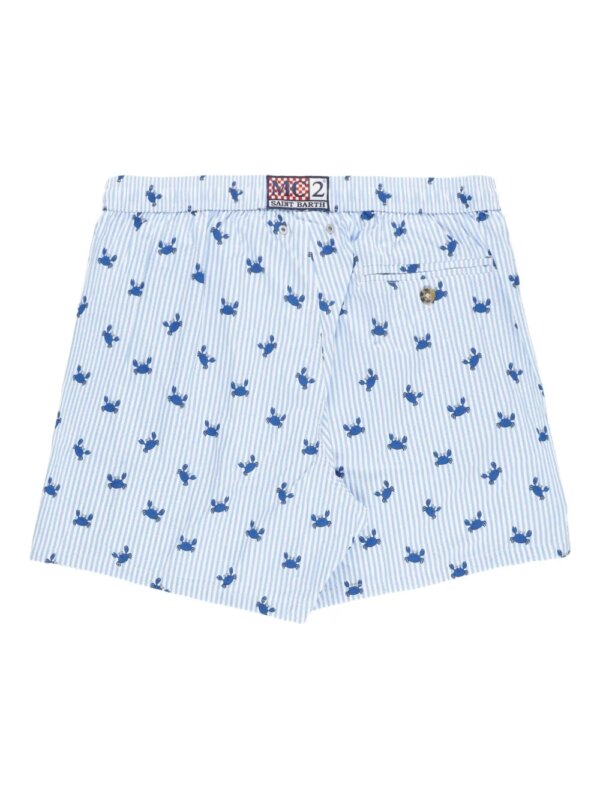 MC2 Saint Barth Zwembroek met krabprint - Blauw