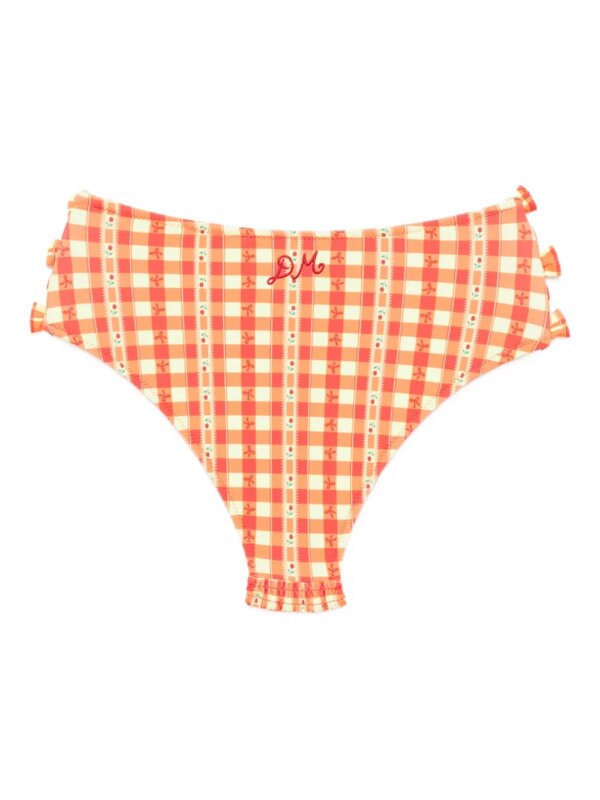 DAMSON MADDER Gelaagde bikinislip met strik - Oranje