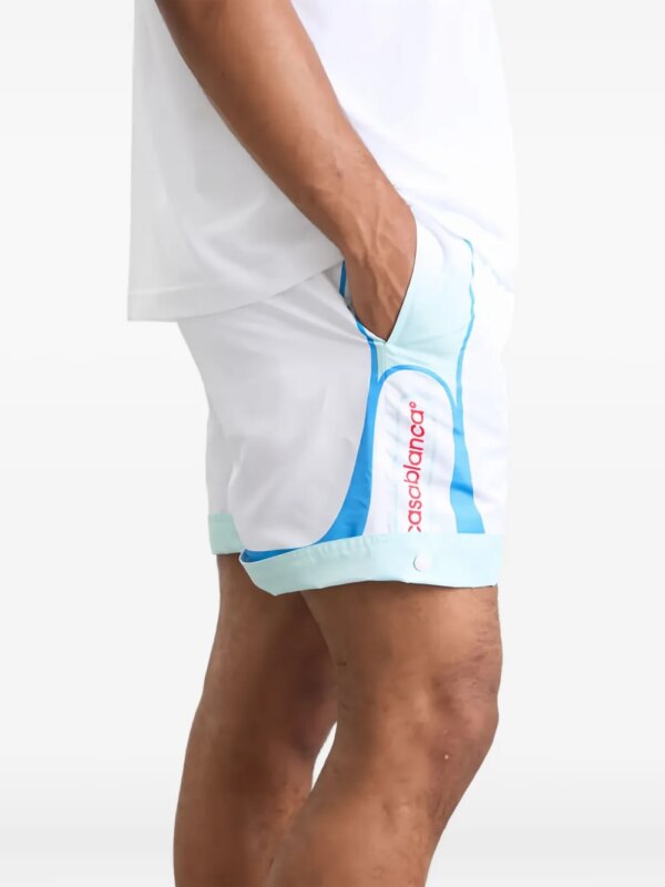 Casablanca Zwembroek met logoprint - Wit