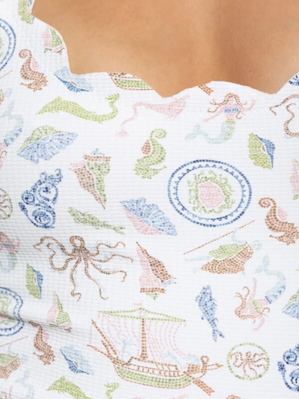 Marysia Gewelfd badpak - Wit