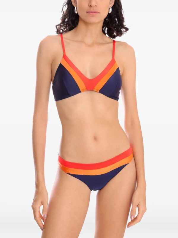 Lygia & Nanny Bikini met streepdetail - Blauw