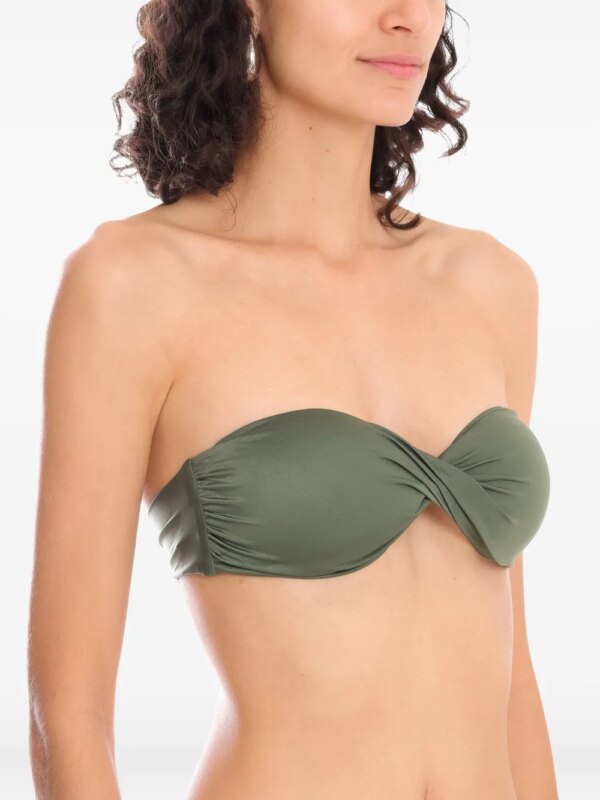 Lygia & Nanny Bikinitop met gedraaid detail - Groen