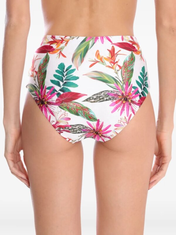 Lygia & Nanny Bikinibroek met bloemenprint - Wit