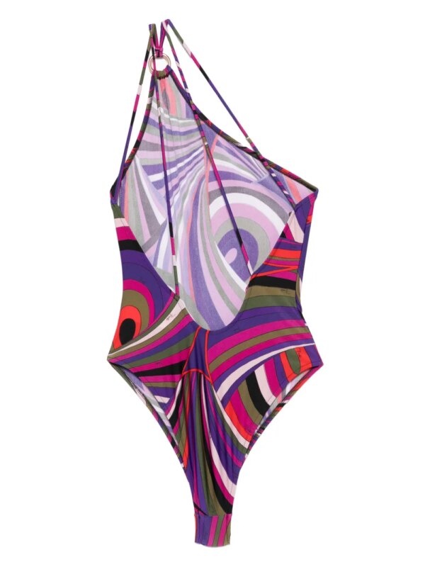 PUCCI Asymmetrisch badpak - Paars
