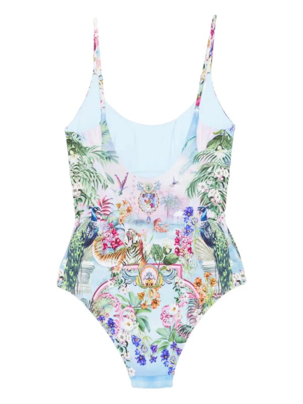 Camilla Badpak verfraaid met kristallen - Blauw