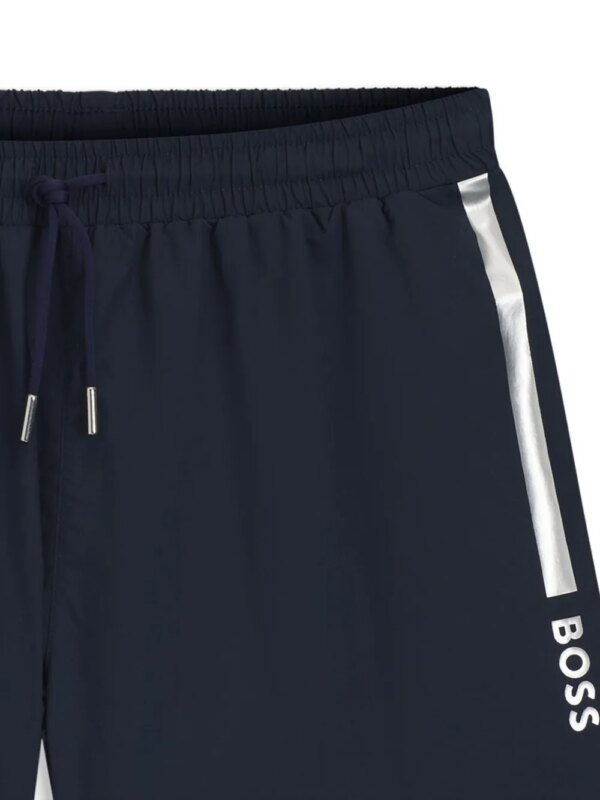 BOSS Zwembroek met zijstreep - Blauw