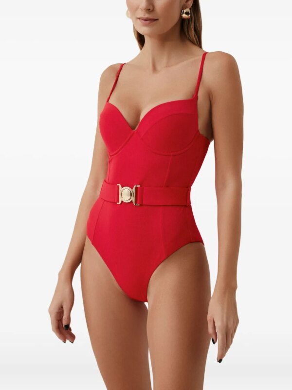 SOFIA ERHAN Badpak met beugel en ceintuur - Rood