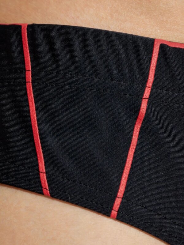 Moschino Zwembroek met logoprint - Zwart