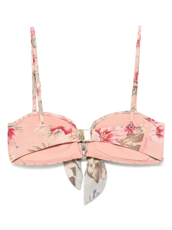 ZIMMERMANN Bikinitop met bloemenprint - Roze