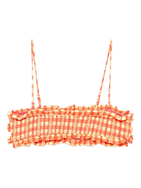 DAMSON MADDER Bikinitop met strik - Oranje