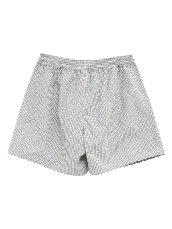 ERL Geruite katoenen boxershorts - Blauw