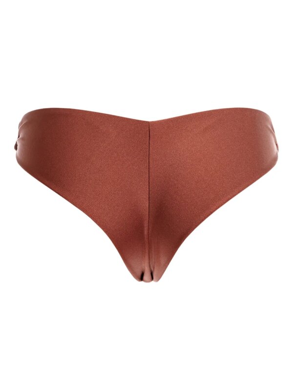 Agua Bendita Gewatteerde bikini met gestrikt detail - Bruin
