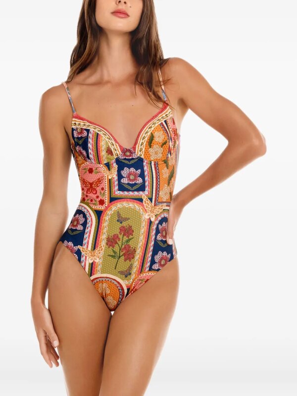 Agua Bendita Petra Fiore badpak - Blauw