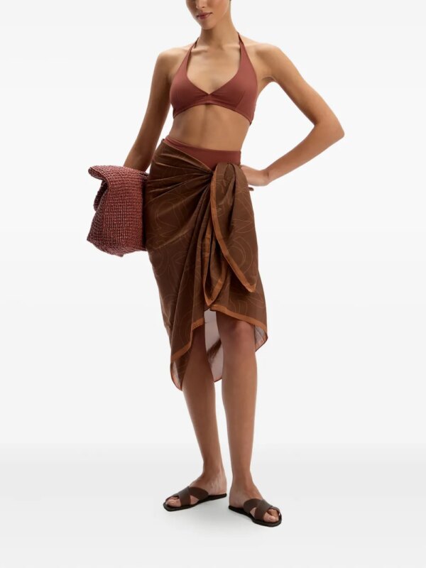 12 STOREEZ Triangel bikinitop - Bruin