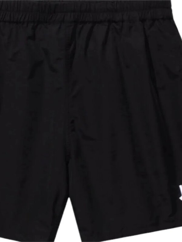 Undefeated Zwembroek met logoplakkaat - Zwart