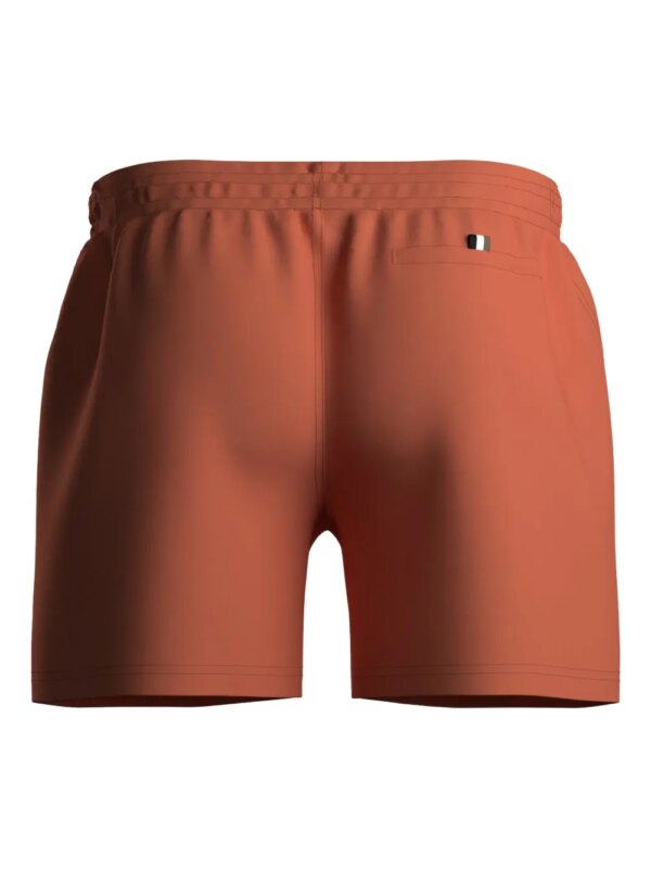 BOSS Shorts met trekkoord en logo - Oranje