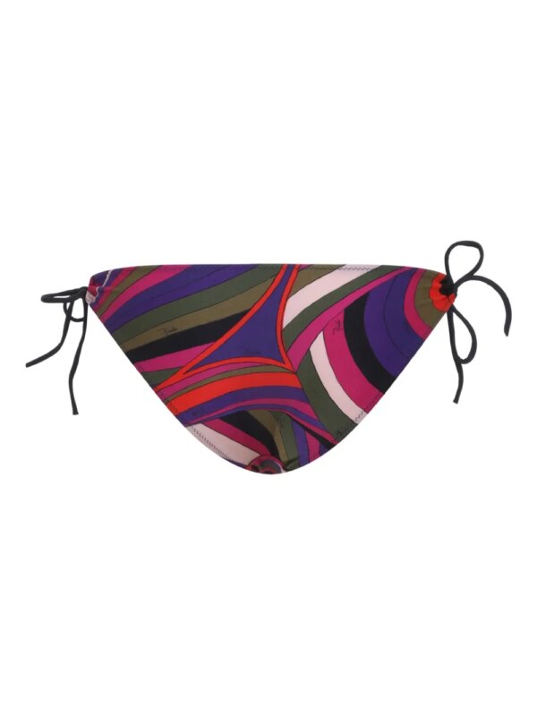 PUCCI Bikinislip met abstracte print en strikken - Rood