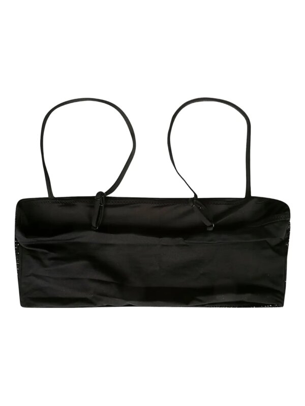 MC2 Saint Barth Bikinitop verfraaid met stras - Zwart