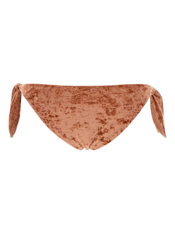 Chloé Stretch fluwelen bikinislip - Oranje